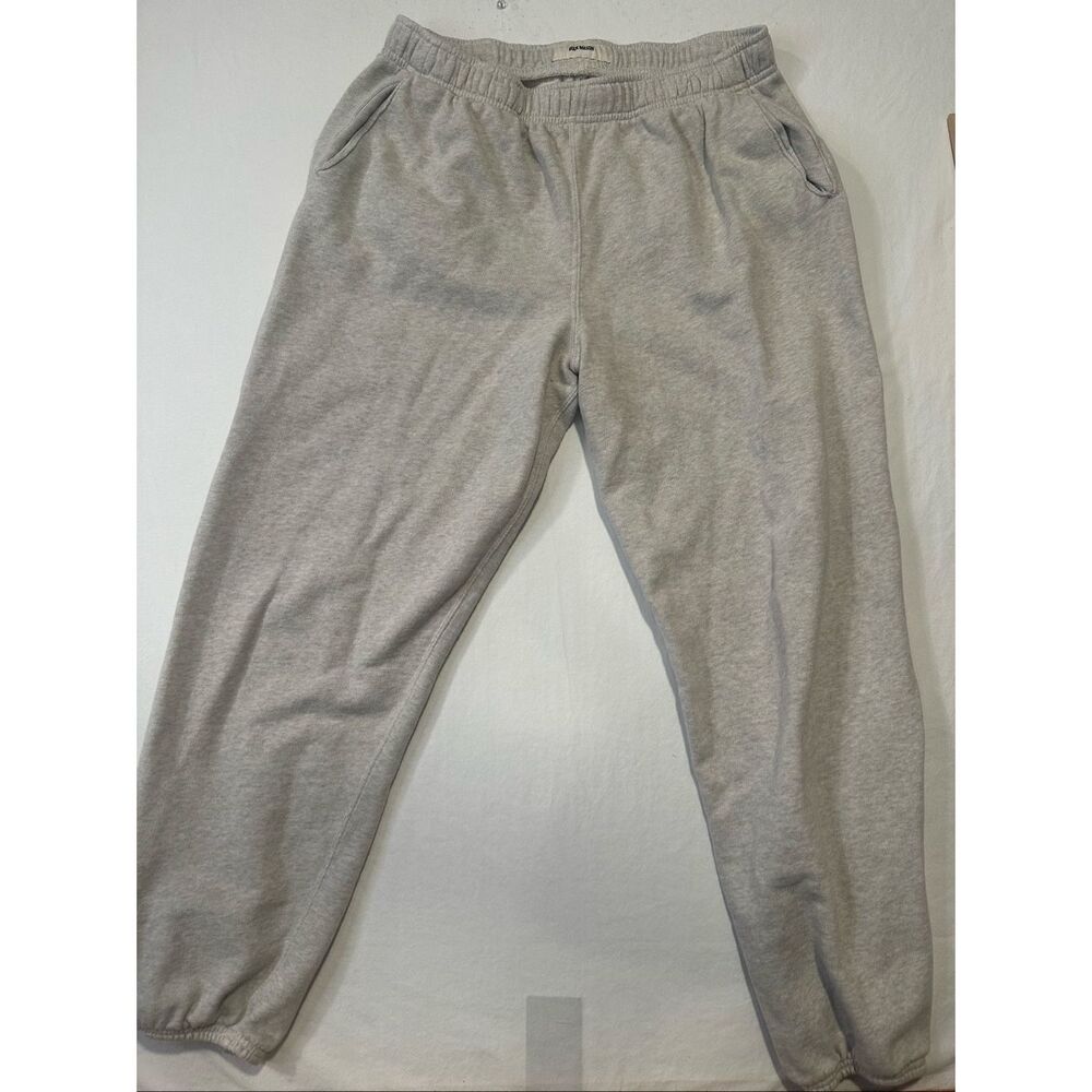 Buck Mason Interloop Sweatpants Mens Large Gray Heavyweight Fleece Joggers